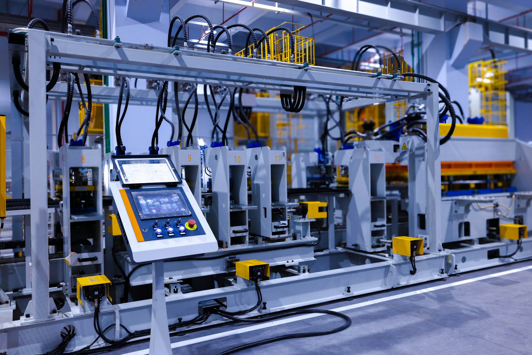 Digitally controlled production machinery